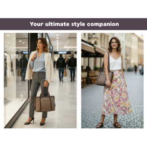 Everloom Women’s Office Bag – Where Style Meets Everyday Function - Brown