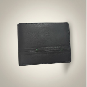 The Heritage Bilfold – Hand-Stitched Genuine Leather Wallet in Chestnut Black