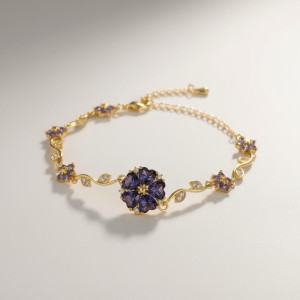 Blue Sapphire toned Bracelet