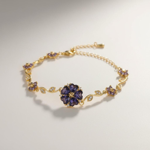 Blue Sapphire toned Bracelet