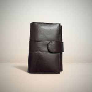 Vegan Leather Women's Wallet - Brown